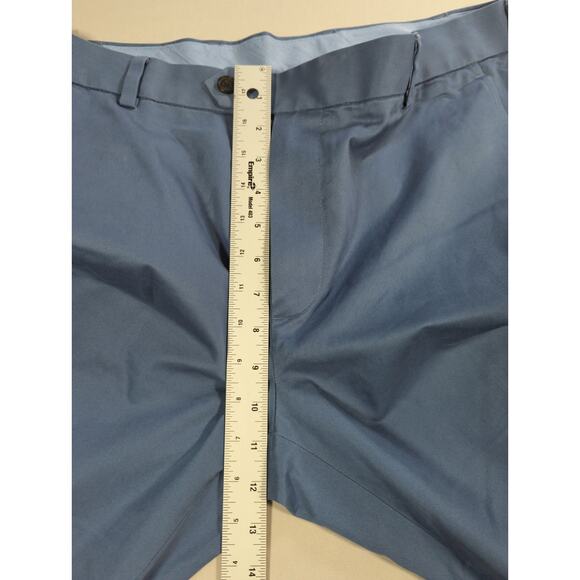Brooks Brothers Mens Chino Pants 36x30 Blue Lightweight Advantage Milano Fit - Picture 6 of 13